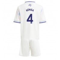 Aston Villa Ezri Konsa #4 Tretí Detský futbalový dres 2025-26 Krátky Rukáv (+ trenírky)